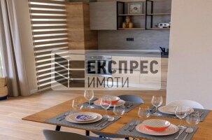 Нов, Луксозен, Обзаведен Двустаен апартамент, м-т Кабакум