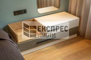 Нов, Луксозен, Обзаведен Двустаен апартамент, м-т Кабакум