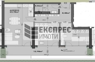  Тристаен апартамент, Изгрев