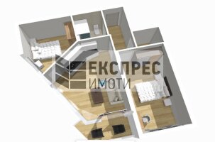  2 Schlafzimmer Wohnung, Pogrebite