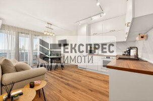 Обзаведен, Нов, Луксозен Двустаен апартамент, м-т Кабакум